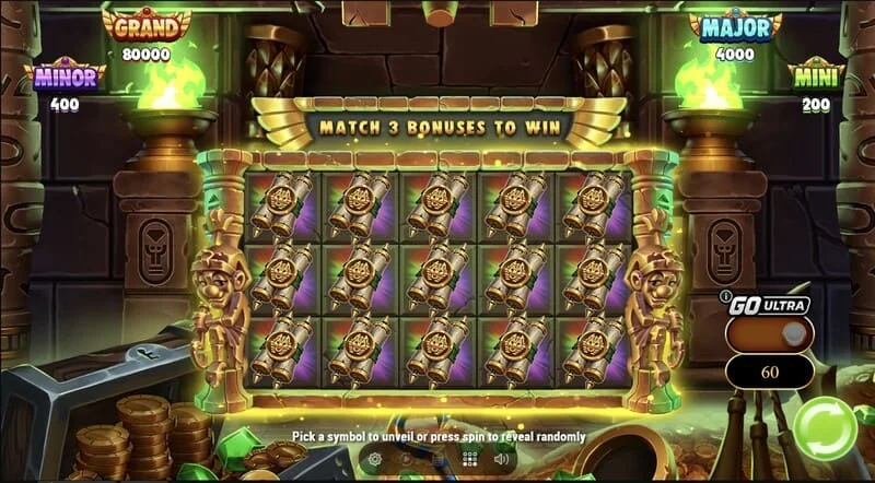 Wrappin' More Gold – mriežka Collect & Win s rastúcou múmiou